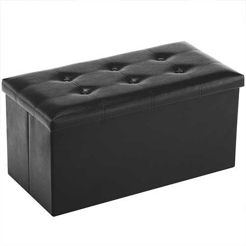 Leather Ottoman
