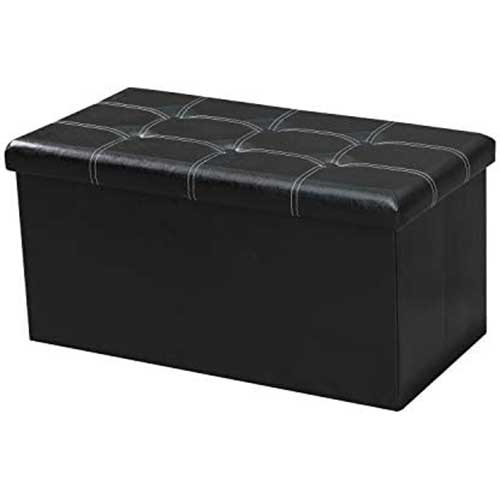 Leather Ottoman