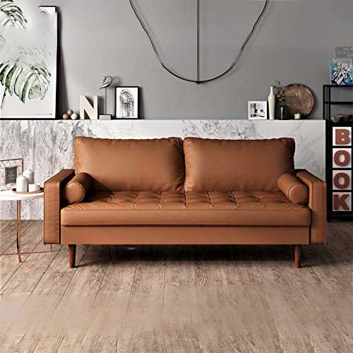 Contemporary Leather Sofa