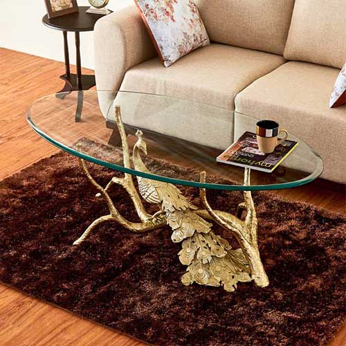 Glass Top Coffee Table