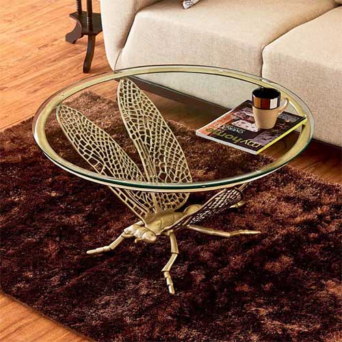 Glass Top Coffee Table