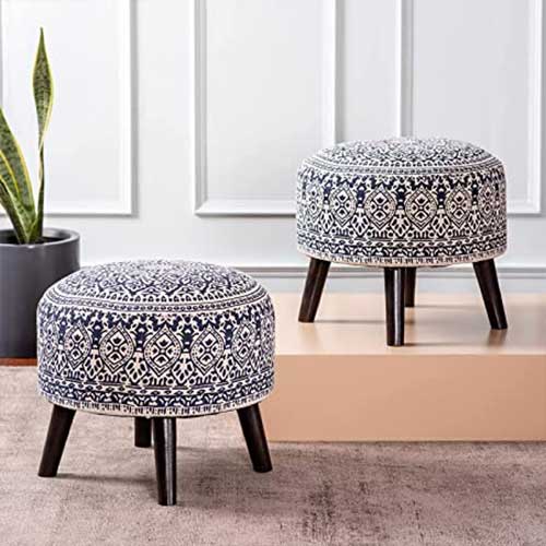 Fabric Ottoman