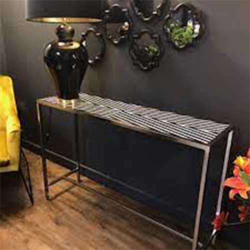 Bone Inlay Console Table