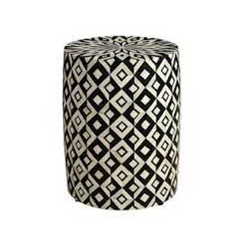 Bone Inlay Side Table