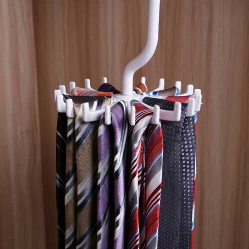 Revolving Tie Rack