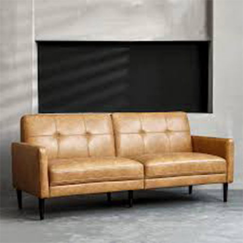 Wooden Leather Sofa