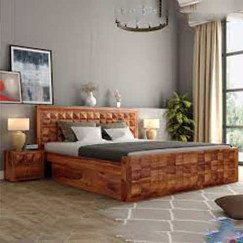 Wooden Double Bed