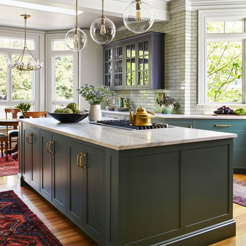 Painted Kitchen Cabinet