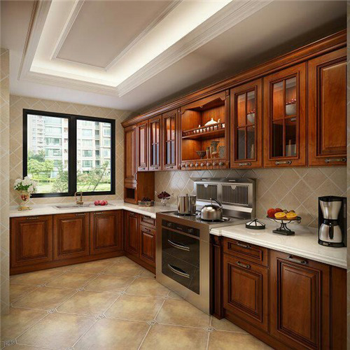 Solid Wood Kitchen Cabinet