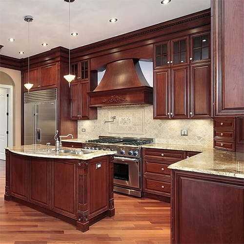 Solid Wood Kitchen Cabinet
