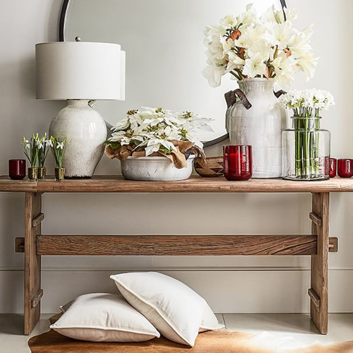 Wood Console Table