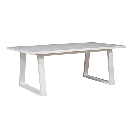 White Metal Table