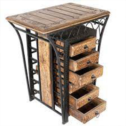 Wrought Iron Cabinet