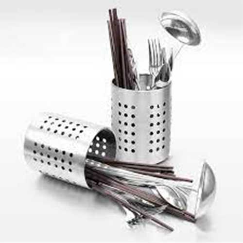 Stainless Steel Cutlery Stand