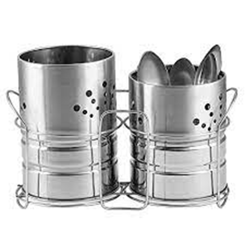 Stainless Steel Cutlery Stand