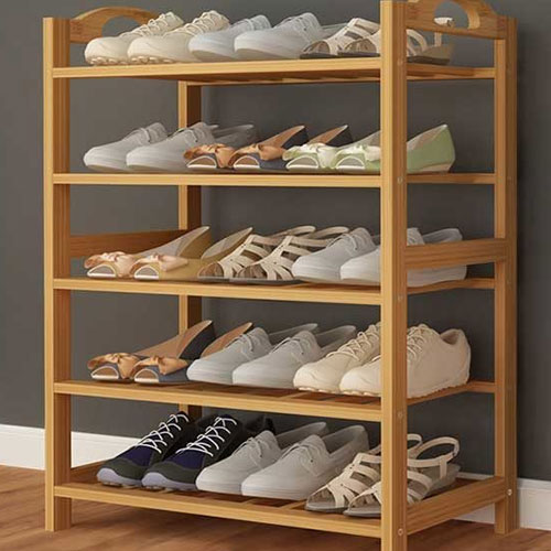Wooden Shoe Rack