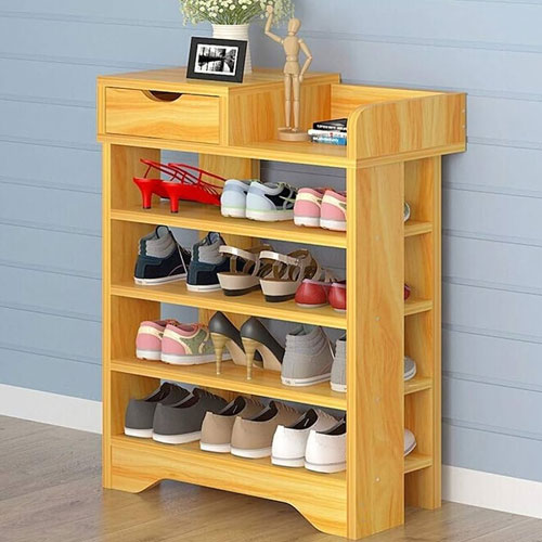 Wooden Shoe Rack