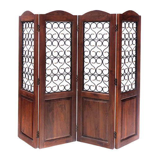 Wooden Partition Wardrobe