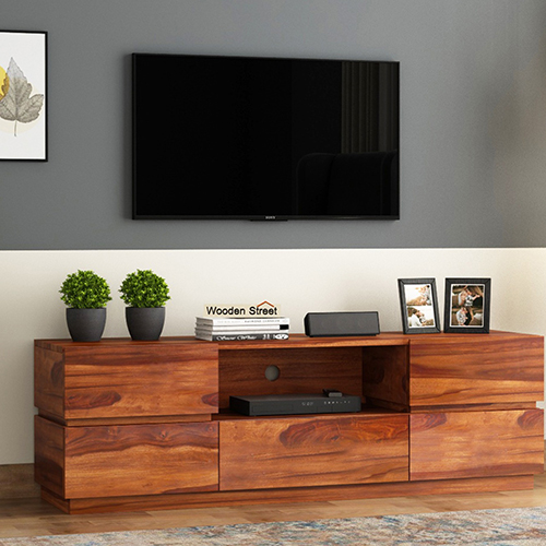 Wooden Tv Shelf