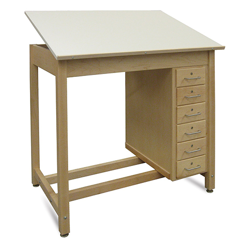 Wood Drawing Table