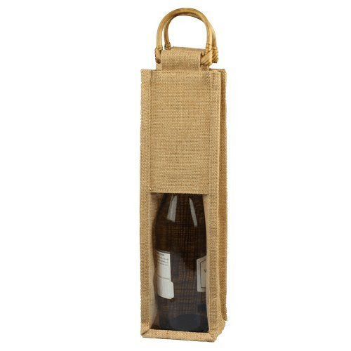 Jute Wine Bottle Bag