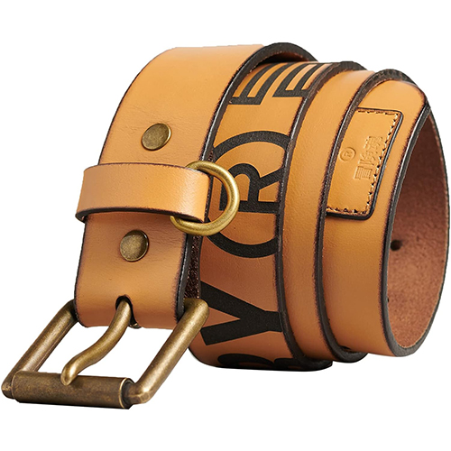 Embossed Leather Belt