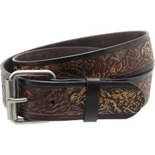 Embossed Leather Belt