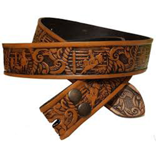 Embossed Leather Belt