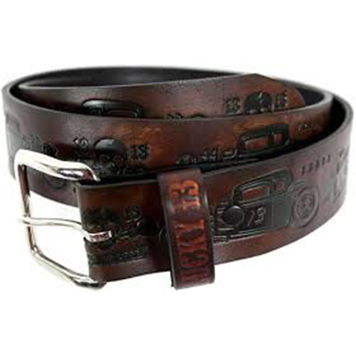Embossed Leather Belt