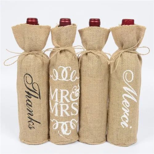Jute Wine Bag
