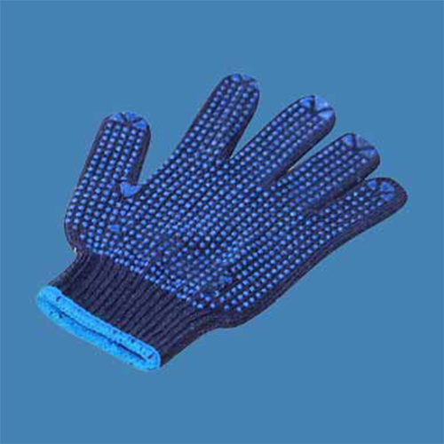 Pvc Dotted Cotton Knitted Gloves