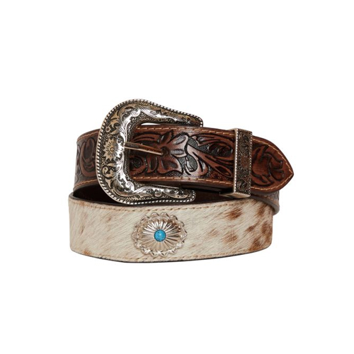 Hand Tooled Leather Belt