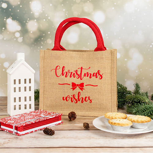 Jute Christmas Bags