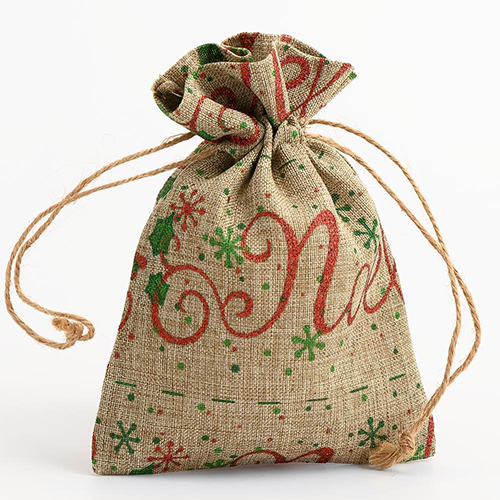 Jute Christmas Bags