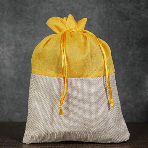 Jute Drawstring Bag