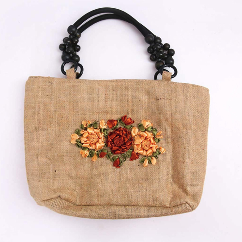 Jute Embroidery Bag