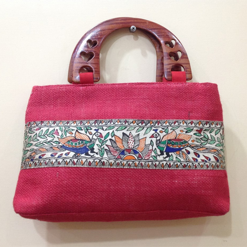 Jute Embroidery Bag